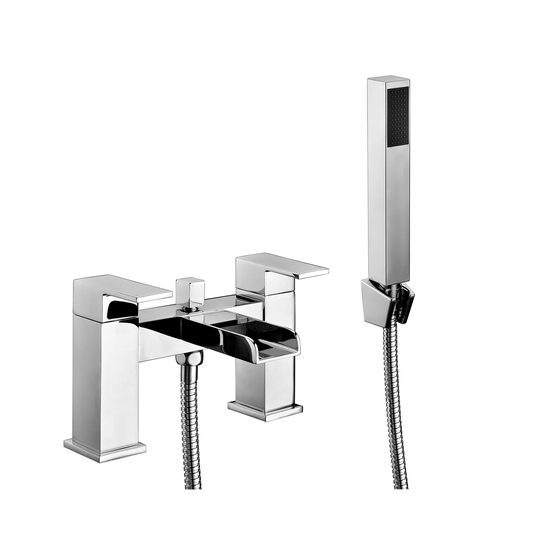 Garin Deck Mounted Waterfall Bath Shower Mixer