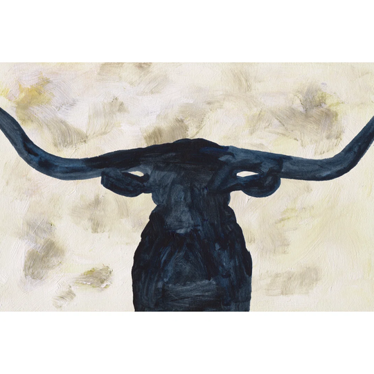 Blue Shadow I - Wrapped Canvas Painting