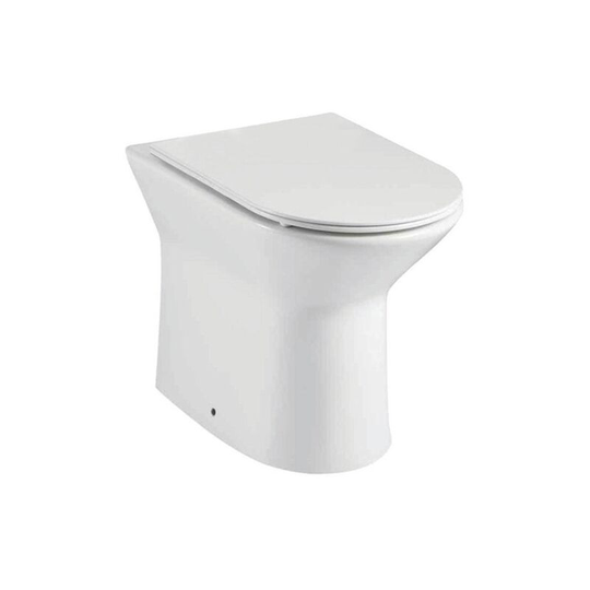 Orbit - Life Rimless Back to Wall Toilet 565mm Projection - Soft Close Seat