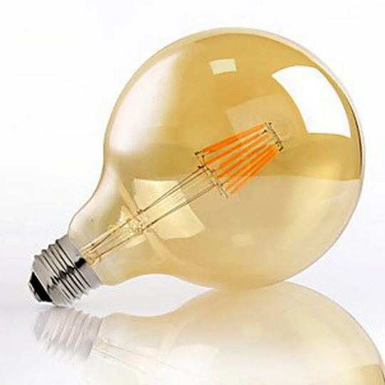 Globe 125 Dimmable LED E27 Screw Bulb 8W