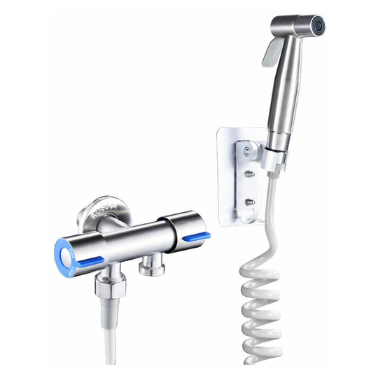 Stainless Steel Bidet Hand Shower Toilet Spray Perfect for Personal Hygiene, Cleaning Care.