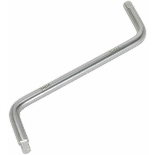 Drain Plug Wrench - 8 and 10mm Square - Engine Gearbox Filler Plug Removal Tool