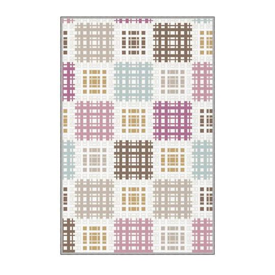 Chiles Power Loom Pink/Grey/Yellow Rug