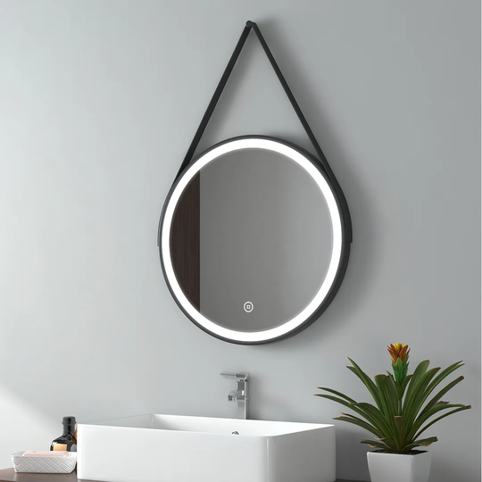 round bathroom mirror with lighting Ф60cm bathroom mirror with touch (type C)