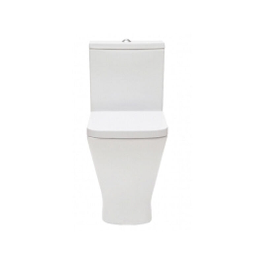 Verona Boulevard Close Coupled Toilet Push Button Cistern - Soft Close Seat
