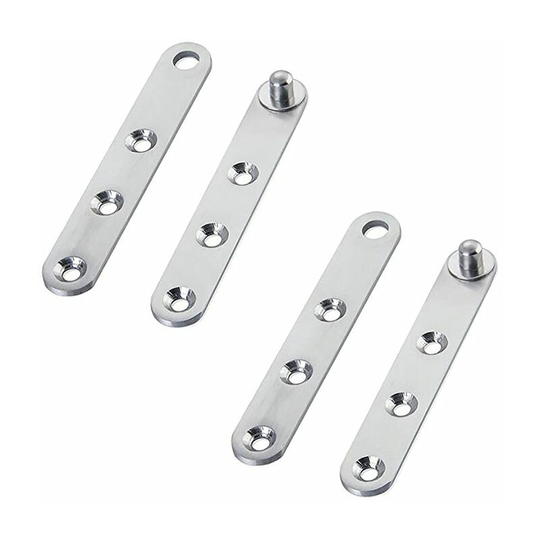360° Swivel Shoe Cabinet. Stainless Steel for Cabinet Door2 PackPivot Door Hinge Down Swing