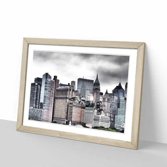'New York City Skyline USA 25' Framed Photographic Print