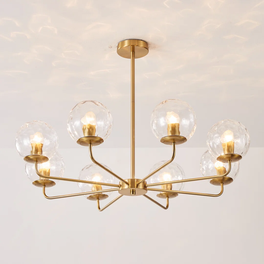 8 Light Semi-Flush Adjustable Ceiling Light