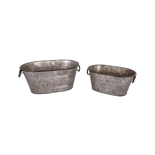 Beer And Soda Ice Cream Containers (Set Of 2)