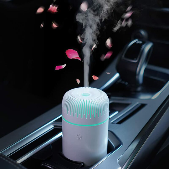 Ilovemilan - Car diffuser humidifier aromatherapy essential oil diffuser usb cold fog mini portable diffuser for car home office bedroom (white)