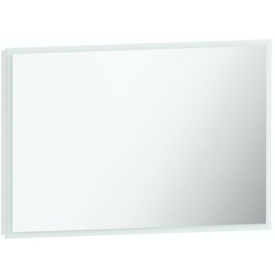 Mode Mayne LED illuminated mirror 600 x 1000mm with demister - Silver