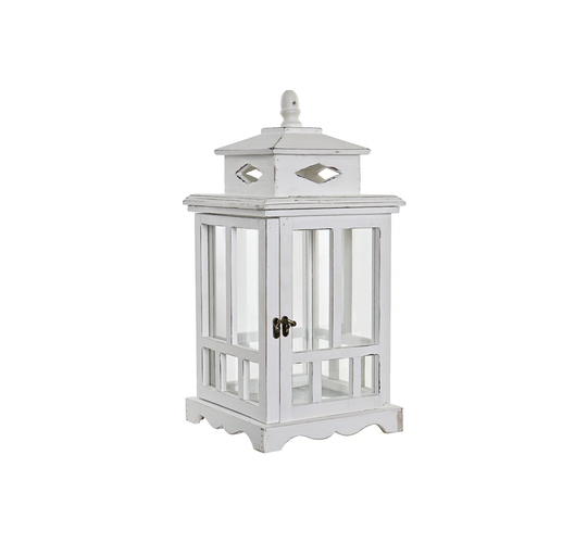 47Cm Glass Tabletop Lantern