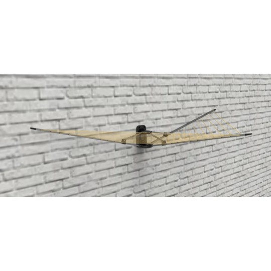 19m 3 Arm Wall Mounted Drying Rack