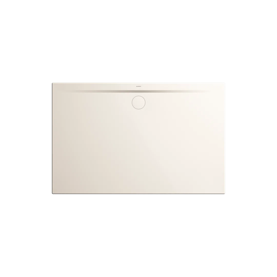 Superplan Zero 1600 x 800 mm Steel Enamel Shower Tray - Pergamon