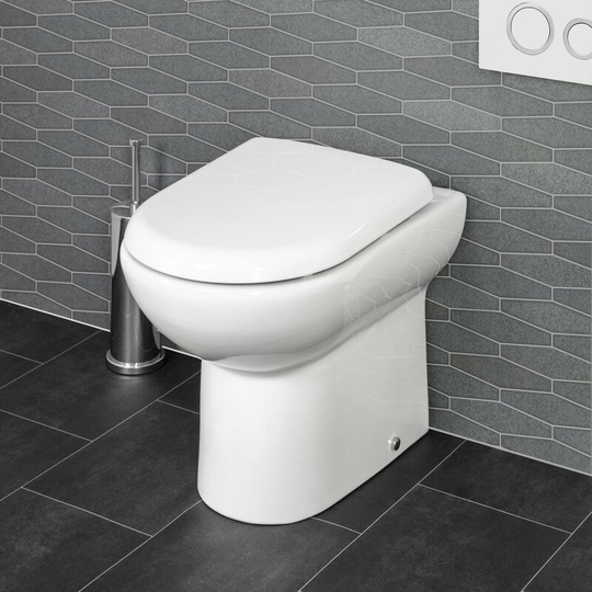Ceramica Saturn Soft Close White Toilet Seat - White
