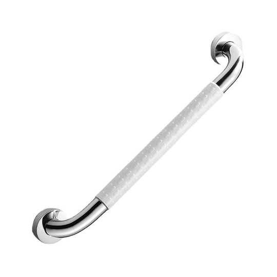 White Safety Bathtub Handle, Non-Slip, with Fluorescent Light, Stainless Steel Wall Grab Bar, for Bathroom Toilet Handle for Children / Seniors