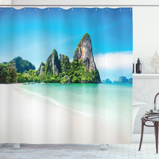 Bisplinghoff 13 Piece Polyester Shower Curtain Set
