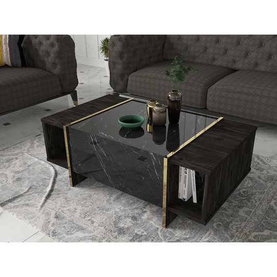 Lasne Sled Coffee Table with Storage