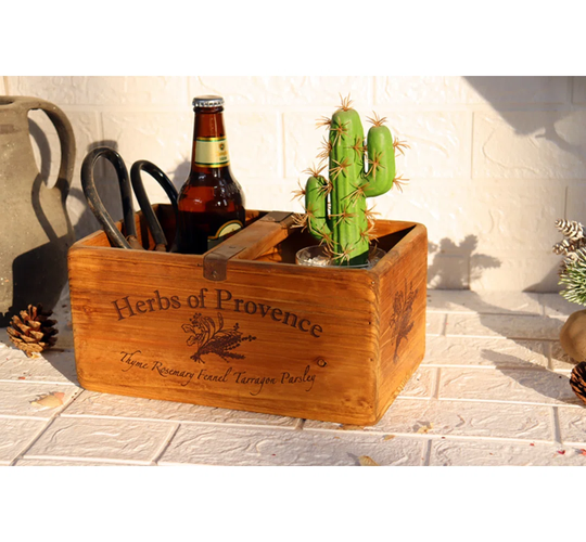 Jasso Rectangular Pedestal Solid Wood Box