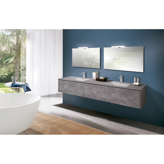 Glenn 2000mm Wall Hung Double Vanity Unit