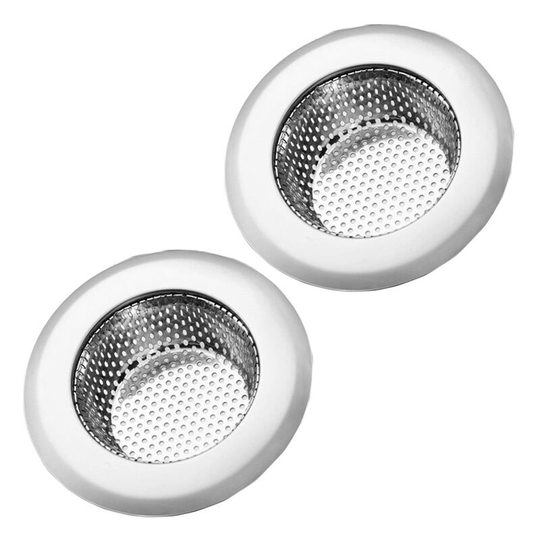 Stainless Steel Sink Filters a Two Piece Set (11.3CM)
