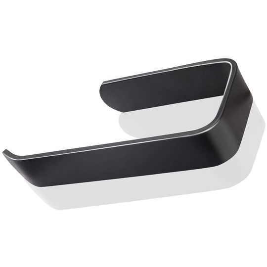 Toilet toilet paper holder black, without drilling aluminum toilet paper holder self-adhesive rustproof toilet roll holder toilet paper holder pa