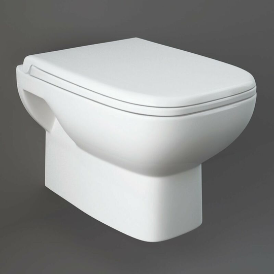 Rak Ceramics - rak Origin 62 Wall Hung Toilet 500mm Projection - Urea Soft Close Seat