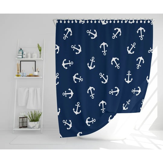 Athena Polyester Shower Curtain Set