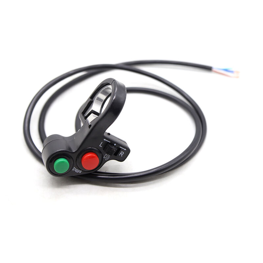 Aluminum Motorcycle Light Switch with Turn Signal Headlight Horn Function Multi-function Faucet Fixed Switch