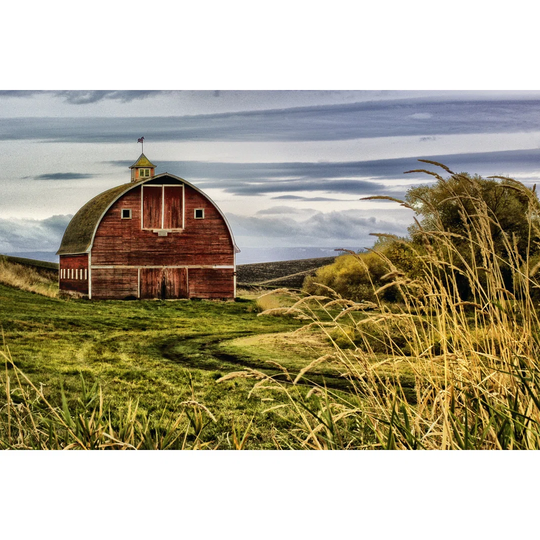 Palouse Barn - Wrapped Canvas Art Prints