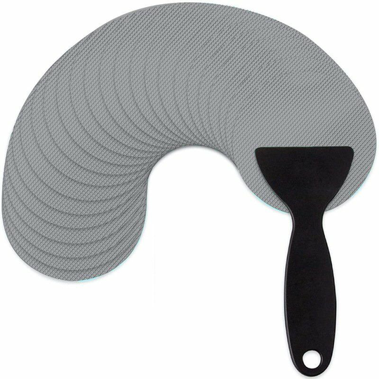 Perle Rare - Non-Slip Bathtub Stickers for Bathroom Shower Bath Mat(gray)