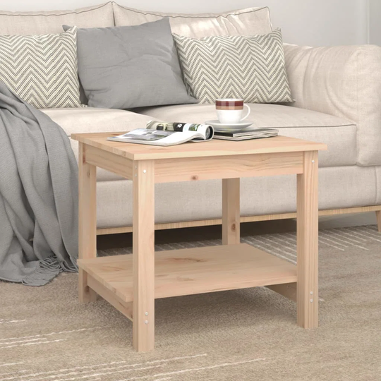 Bubovice Solid Wood Coffee Table with Storage
