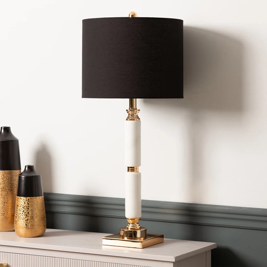 Bubovice 77Cm White Table Lamp