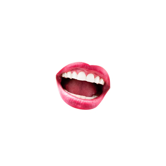 Open Mouth With Lipstick