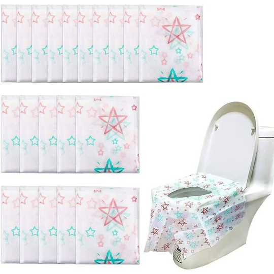 20pcs Disposable Toilet Cover Disposable Toilet Cover Toilet Seat Cover Public Toilet Kids Travel