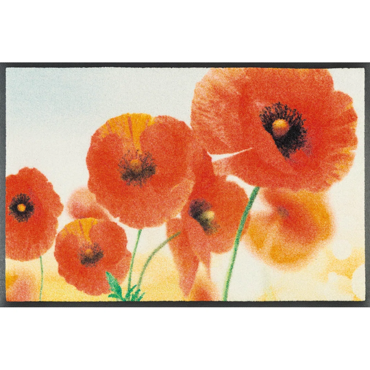 Sunny Poppy Doormat