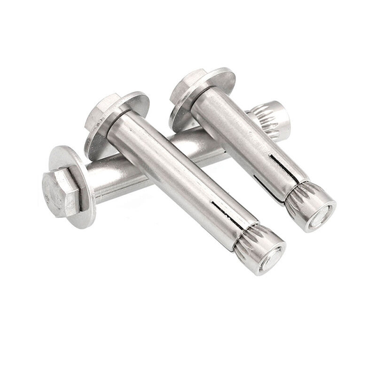 10 Pack) Expansion Screw Bolts M8 x 60mm 304 Stainless Steel External Hex Nut Expansion Sleeve Anchor Bolt Heavy Duty Fixing Anchors