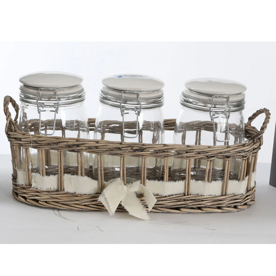 3-Piece Storage Jars