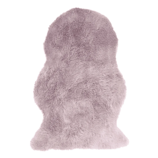 Aditya Handmade Shag Pink Rug