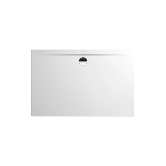 Superplan Zero 1100 x 750 mm Steel Enamel Shower Tray - Alpine White Matt