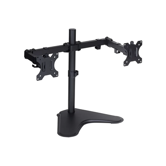 Symple Stuff Dual Arm Full Motion 13 - 32" Desktop PC Monitor Mount - Black