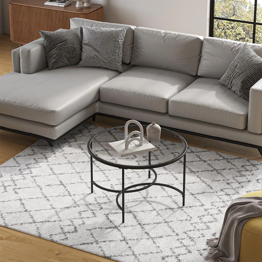Glass Round Coffee Table