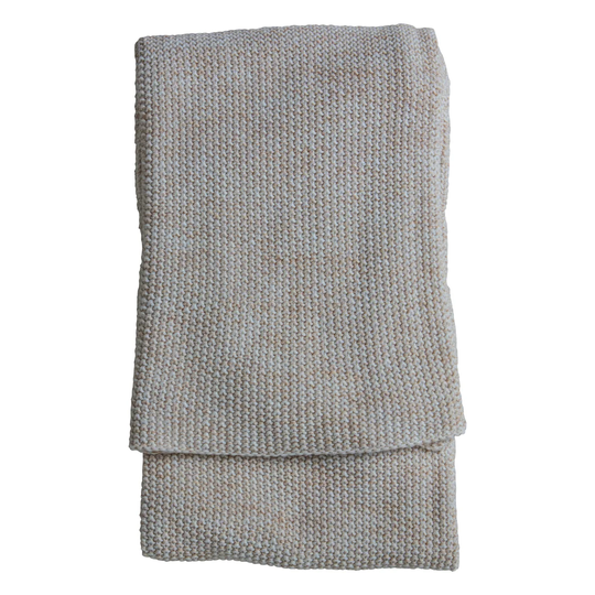 Aldo Moss Stitch Melange Throw
