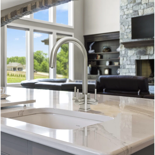 Baez SQ Twin Lever Monobloc Tap