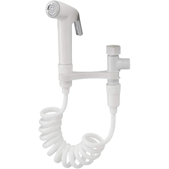 Bidet shower for wall hung toilet for bathroom