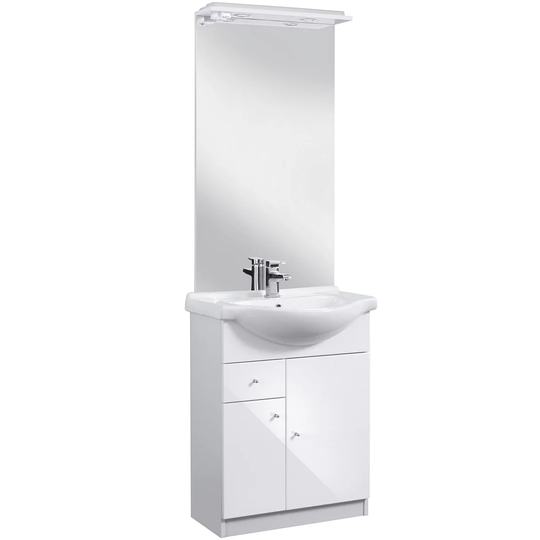 Hundley 3 Piece Basin Vanity & Mirror Sets