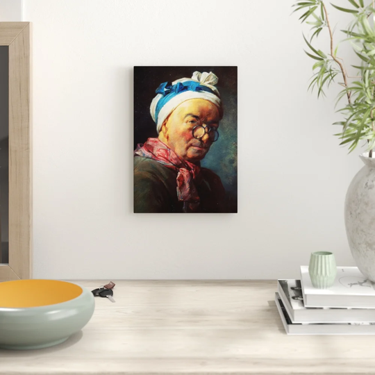 'Self Portrait' by Jean Chardin Graphic Art