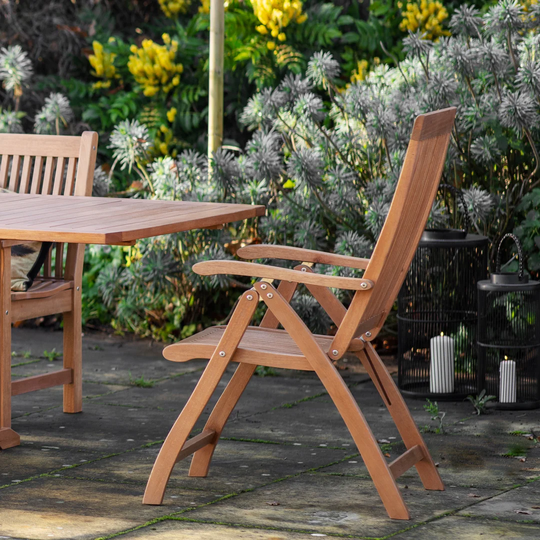 Costa Eucalyptus Patio Dining Armchair