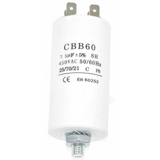 Universal 7.5UF Microfarad Appliance Motor Start Run Capacitor