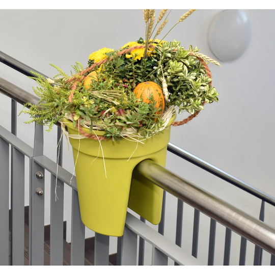 3 Piece Plastic Balcony Planter Set